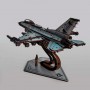 3Д конструктор истребитель F-16, масштаб 1:48, цветной