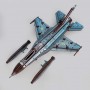 3Д конструктор истребитель F-16, масштаб 1:48, цветной