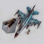 3Д конструктор истребитель F-16, масштаб 1:48, цветной