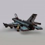 3Д конструктор истребитель F-16, масштаб 1:48, цветной