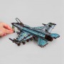 3Д конструктор истребитель F-16, масштаб 1:48, цветной