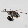 3Д конструктор вертолет Sea King, масштаб 1:48, военный