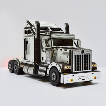 3Д конструктор тягач American Truck с подсветкой