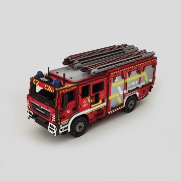 3д-конструктор пожарная машина, цветная