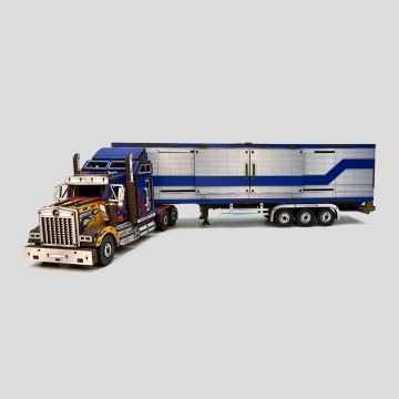 3Д конструктор грузовик в стиле Optimus Prime 