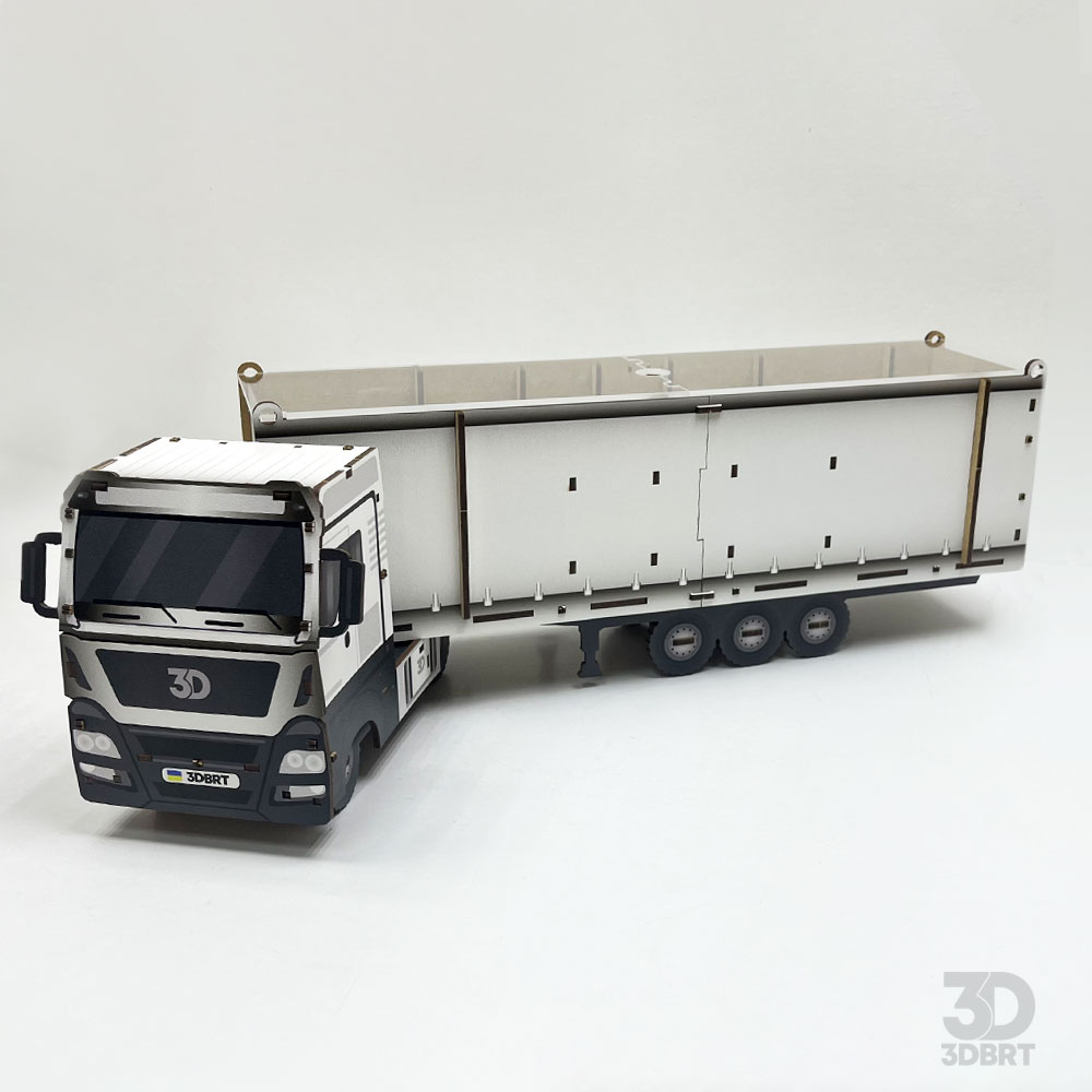 3Д конструктор грузовик-бар под бутылку 3Д конструктор грузовик-бар под бутылку