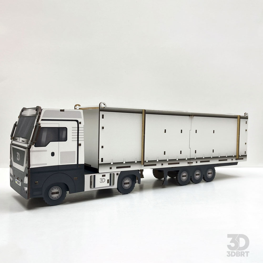 3Д конструктор грузовик-бар под бутылку 3Д конструктор грузовик-бар под бутылку