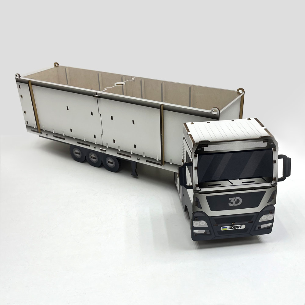 3Д конструктор грузовик-бар под бутылку 3Д конструктор грузовик-бар под бутылку