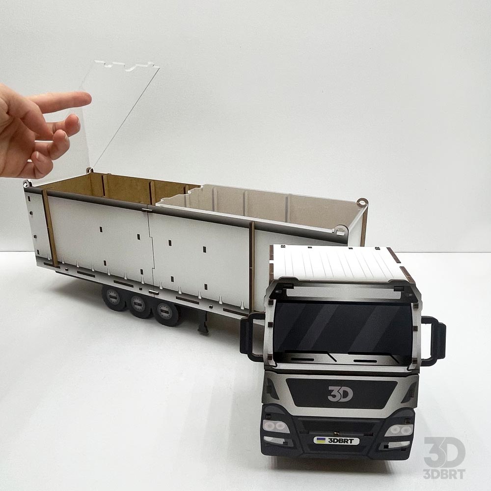 3Д конструктор грузовик-бар под бутылку 3Д конструктор грузовик-бар под бутылку