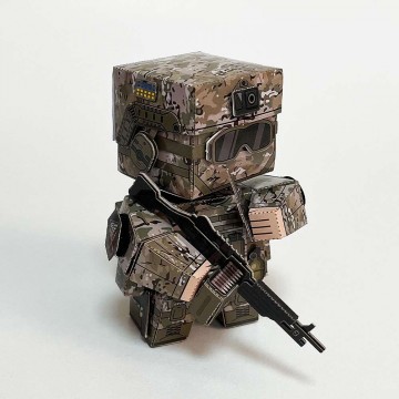 Штурмовик ЗСУ з паперу